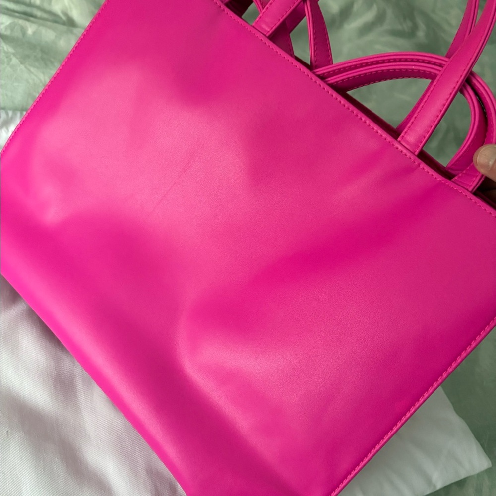 Telfar Pink Azalea Medium Shopping Bag - Picture 2 of 10